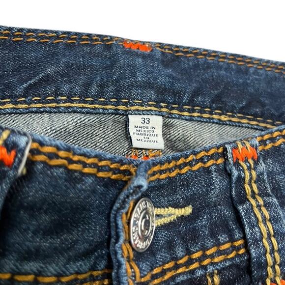 True Religion Mega T Ricky Straight Y2K Jeans - Picture 7 of 8